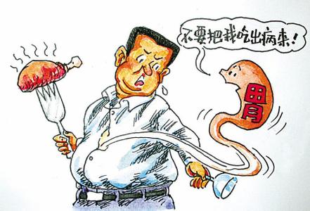 胃下垂的几大危害。平时饮食注意事项。